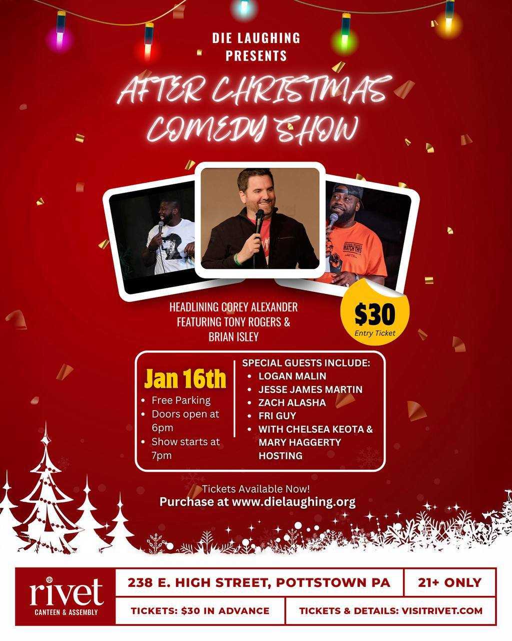 After Christmas Comedy Show - January 16, 2026